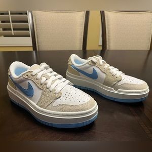 New Nike Air Jordan 1 Low Elevate Blue White Sneaker Shoes Size US 8.5